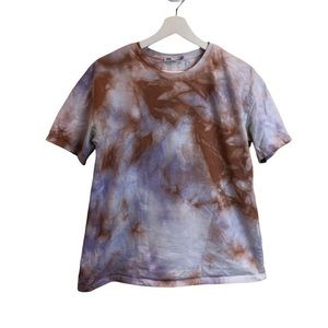 Zara Purple Tie Dye T Shirt